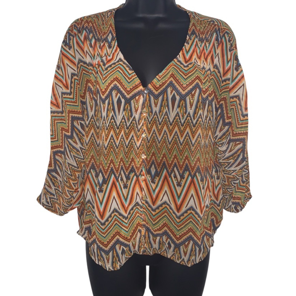 Sheer Button Down - Picture 6 of 6